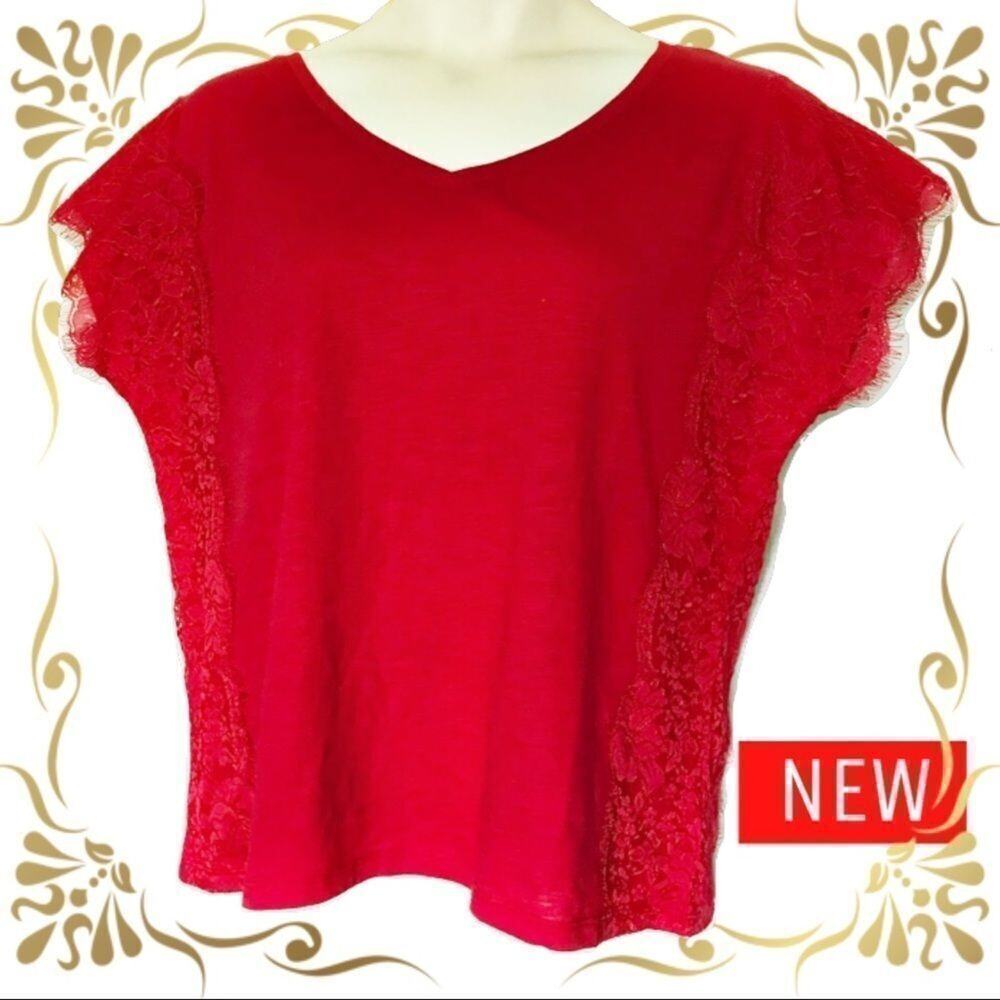 Rebecca Malone large red top